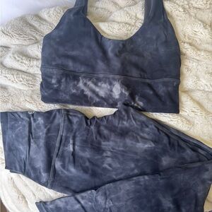 Lululemon Athletica Dark Gray Set